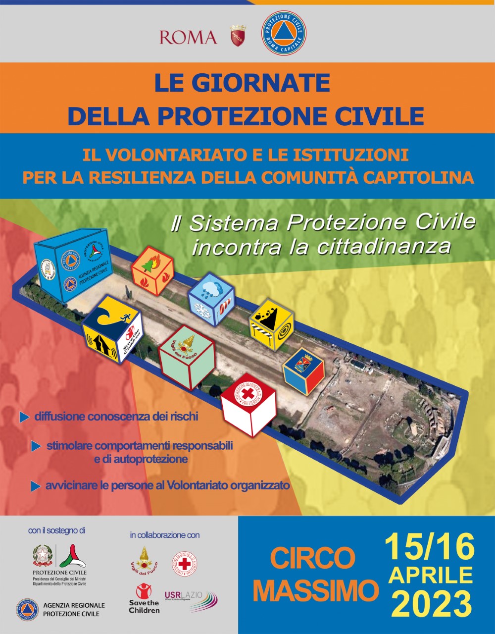 Locandina protezione civile