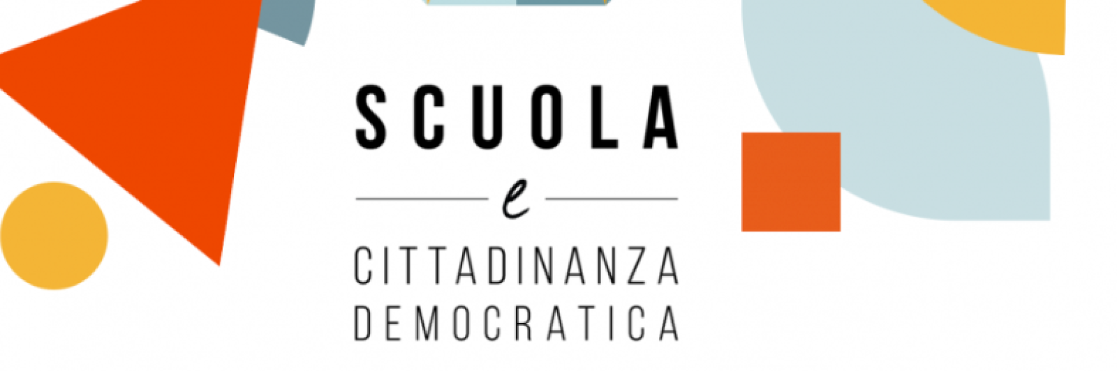 Scuola e cittadinanza democratica. Locandina convegno